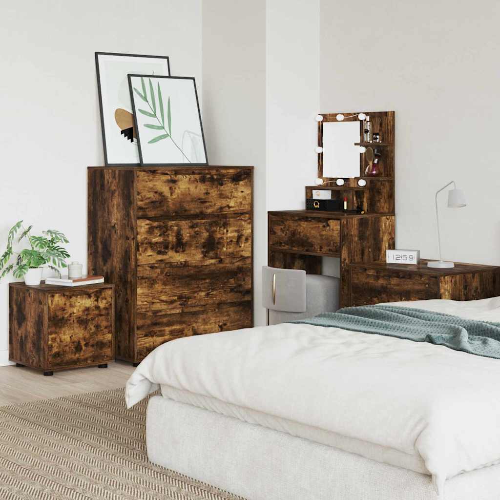 Dulap de Baie Stejar fumuriu 40,5 x 40 x 44 cm Lemn compozit GartenMobel Dekor