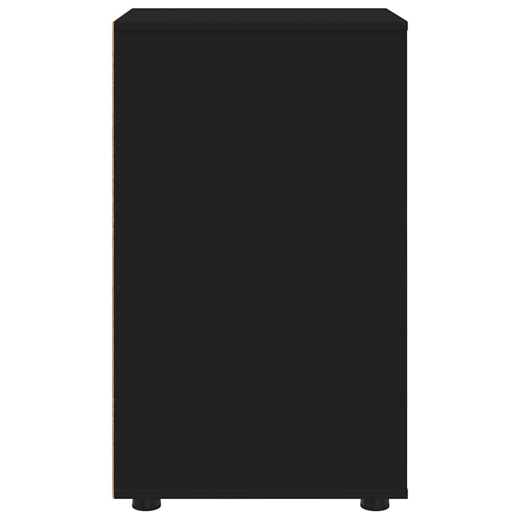 Dulap de depozitare Negru 40 x 48 x 81 cm Lemn compozit GartenMobel Dekor