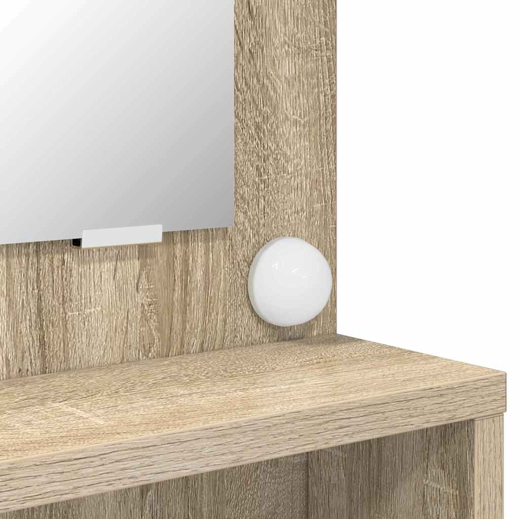 Mese de toaletă pentru dormitor cu sertar Stejar Sonoma GartenMobel Dekor