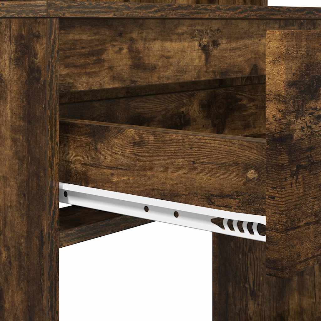 Mese de toaletă pentru dormitor cu sertar Stejar fumuriu GartenMobel Dekor