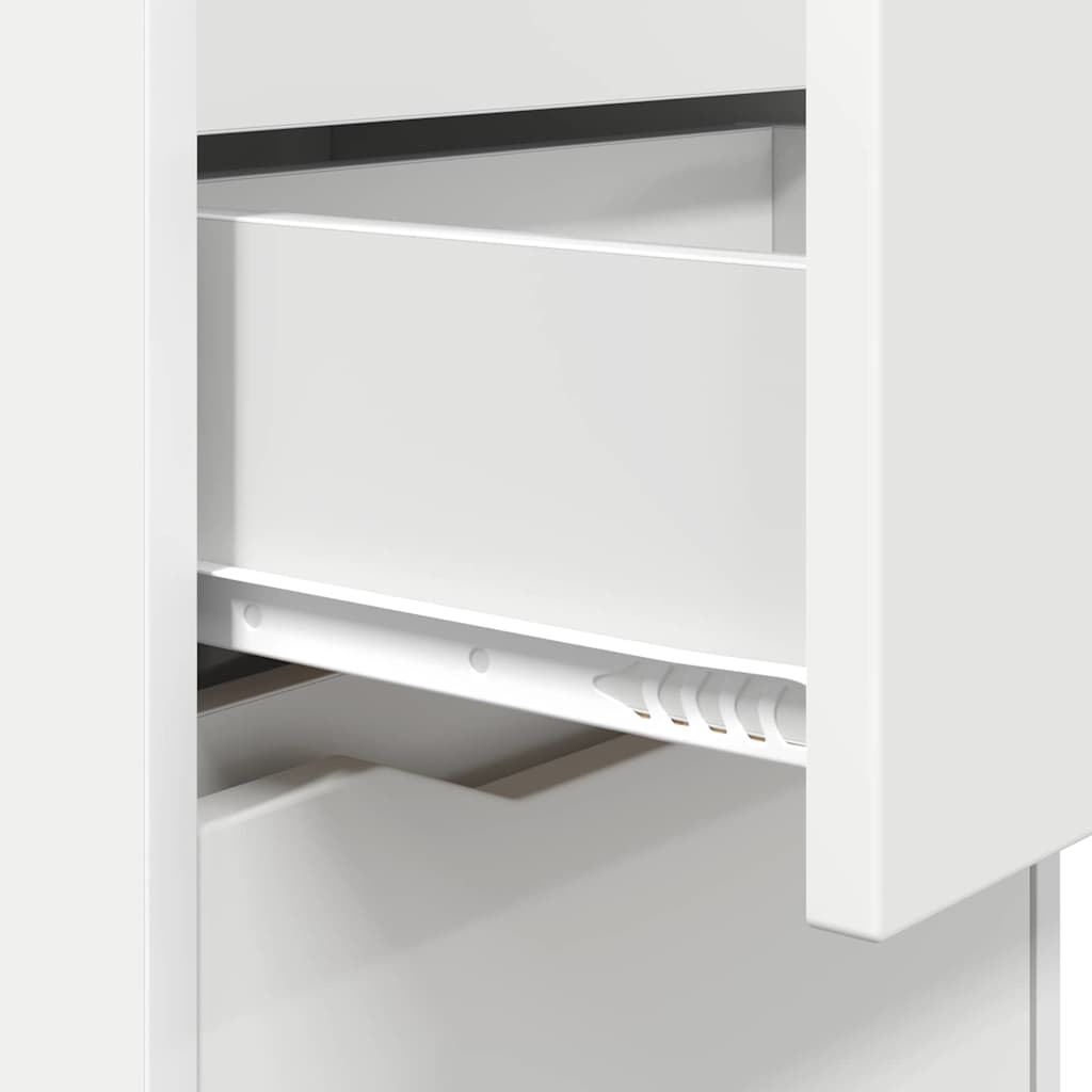 Noptieră cu sertar Alb 40 x 30 x 467 cm Lemn compozit GartenMobel Dekor