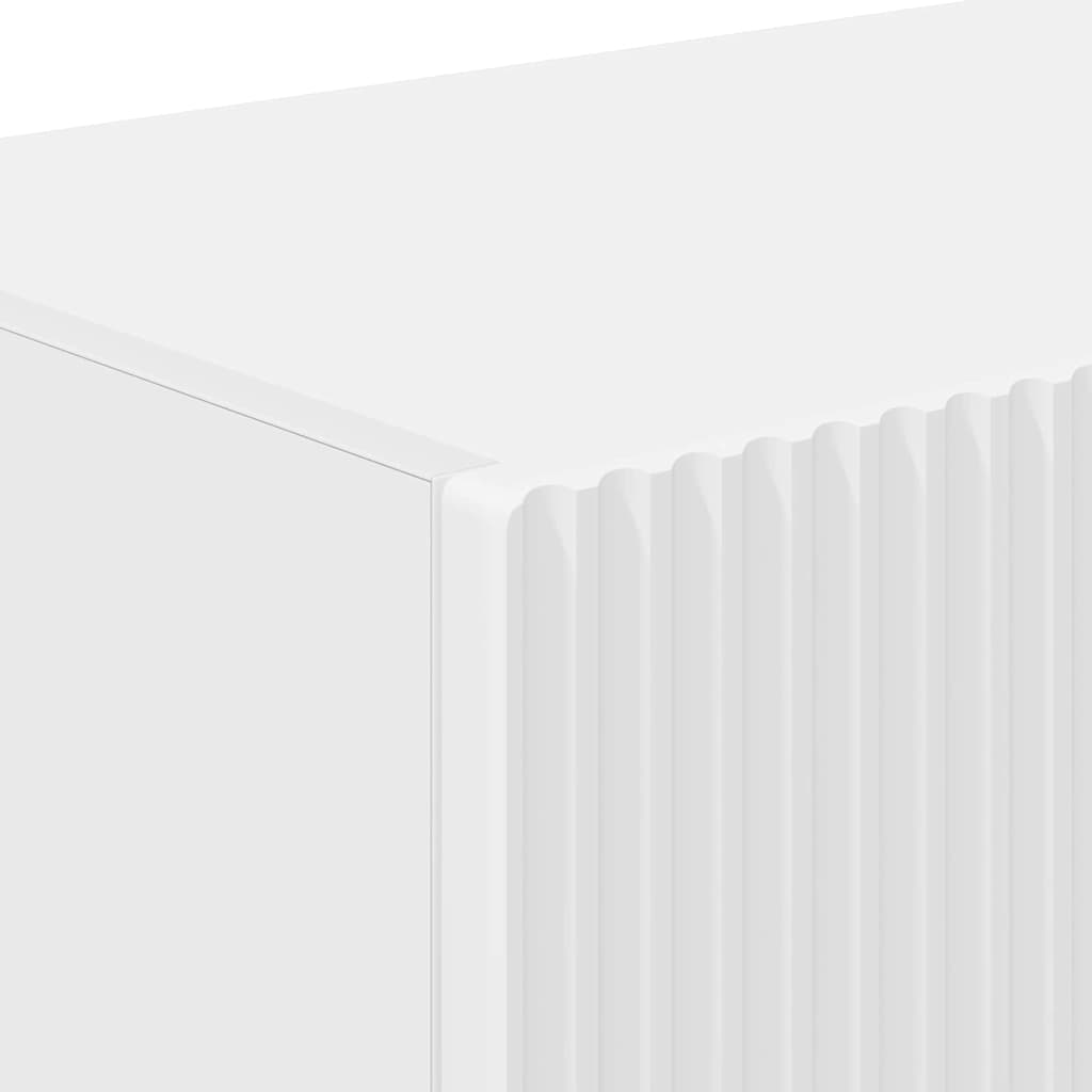 Dulap TV de perete 2 pcs Alb 60 x 31 x 29.5 cm Lemn compozit GartenMobel Dekor