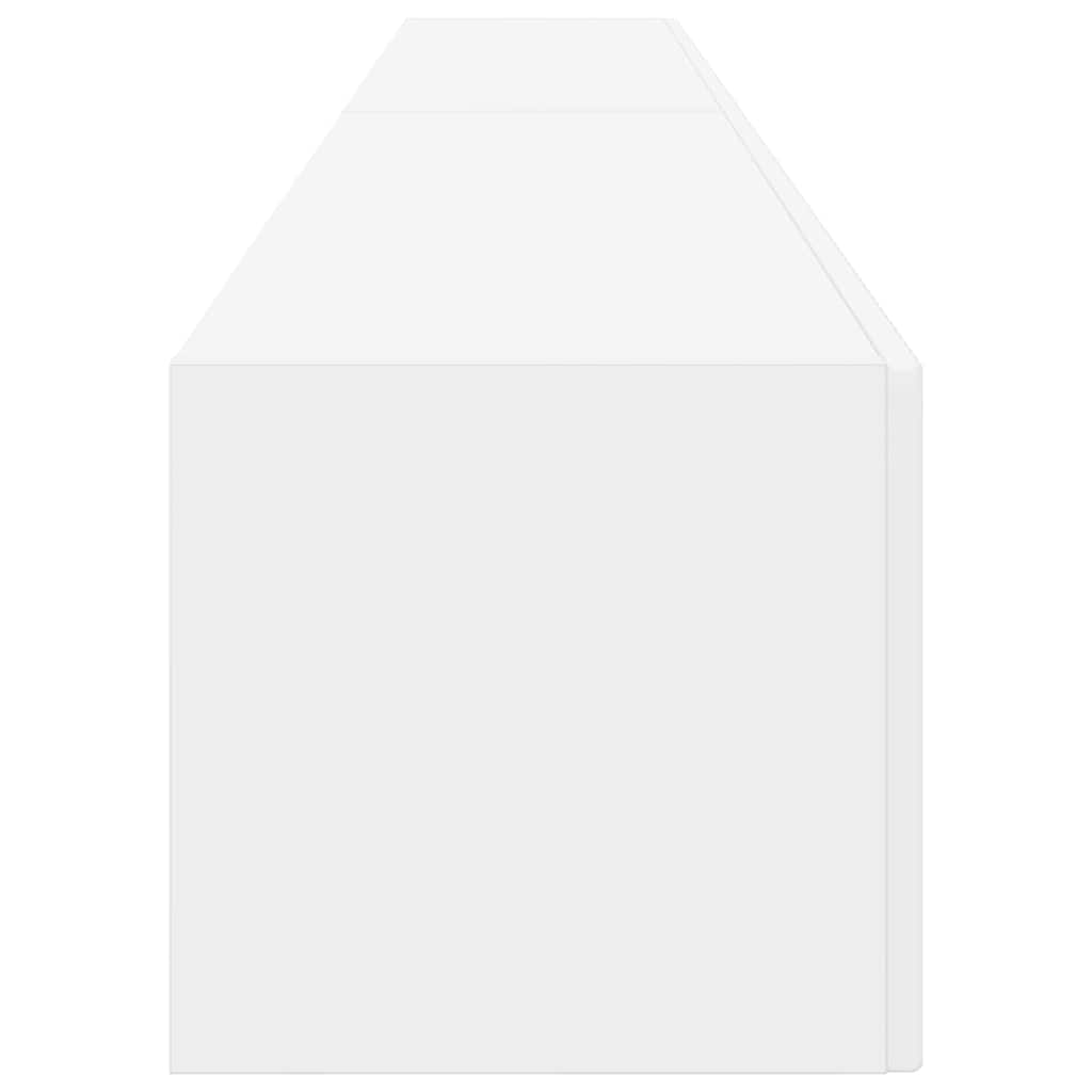 Dulap TV de perete 2 pcs Alb 60 x 31 x 29.5 cm Lemn compozit GartenMobel Dekor