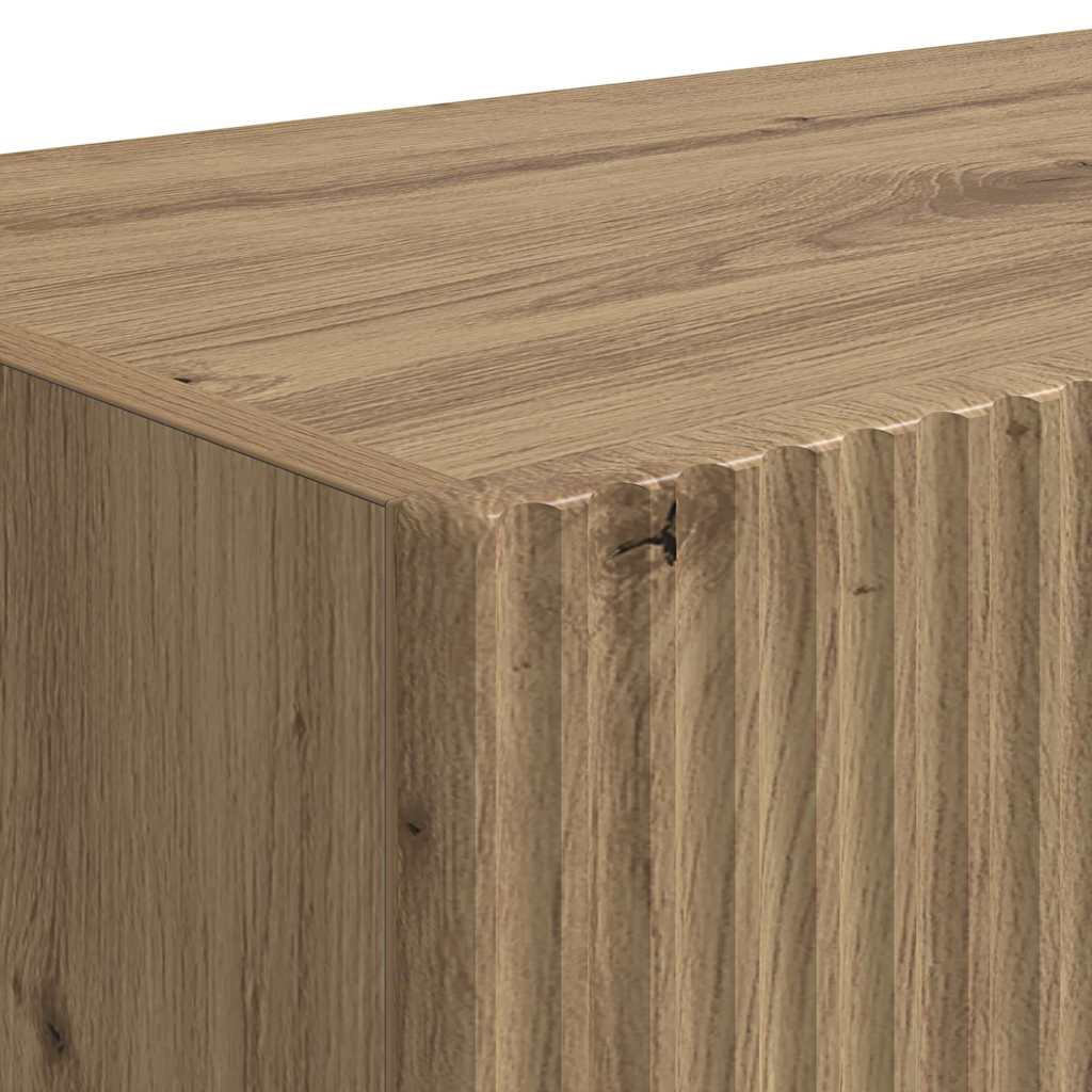 Dulap TV de perete 2 pcs Stejar artizanal 60 x 31 x 29.5 cm GartenMobel Dekor