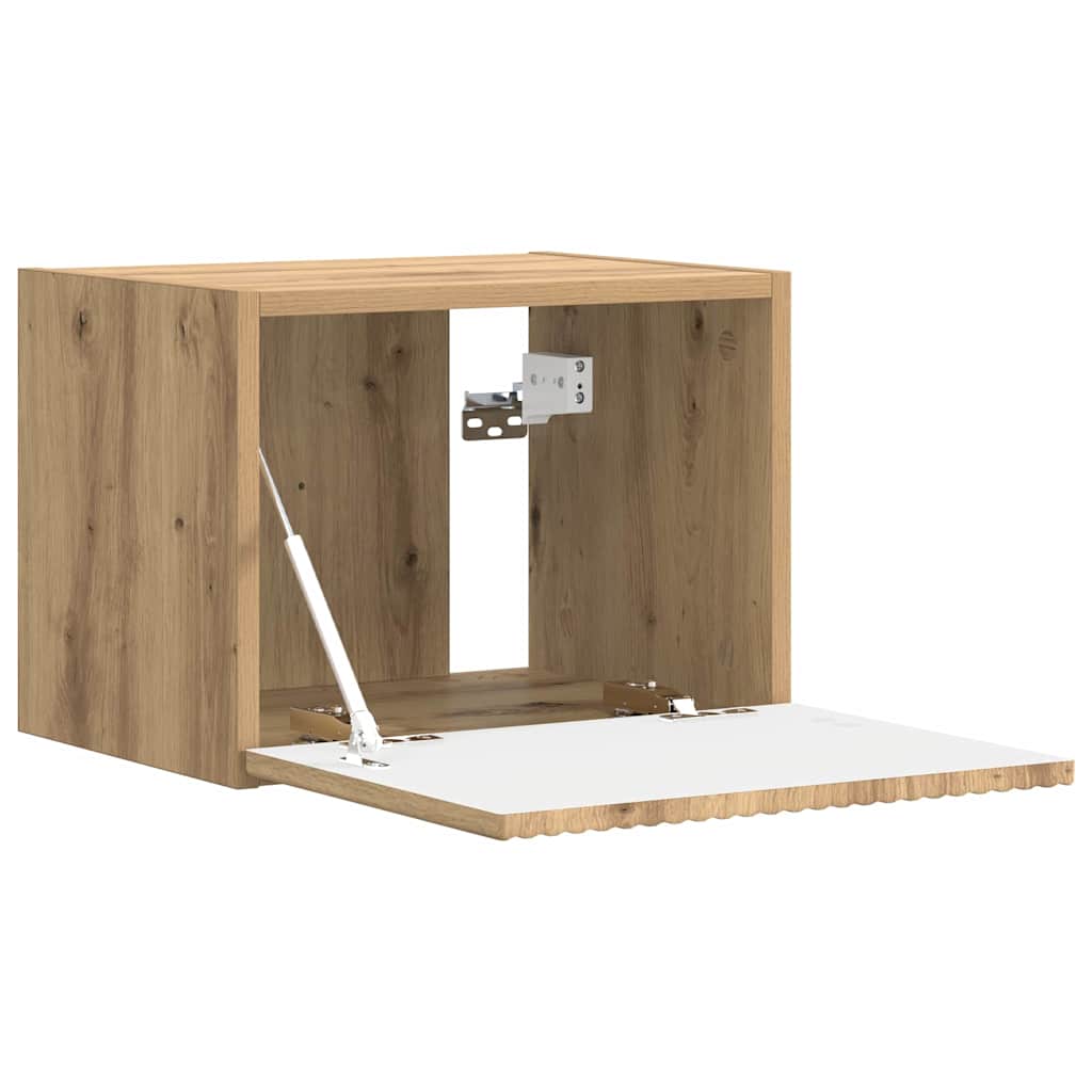 Dulap TV de perete 2 pcs Stejar artizanal 60 x 31 x 29.5 cm GartenMobel Dekor