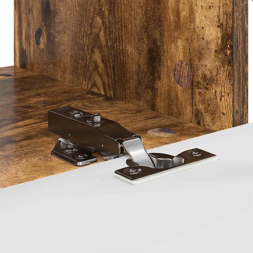 Dulap TV de perete 2 pcs Stejar fumuriu 60 x 31 x 29.5 cm GartenMobel Dekor