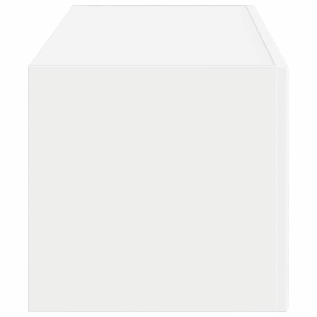 Dulap TV de perete Alb 60 x 31 x 29.5 cm Lemn compozit GartenMobel Dekor