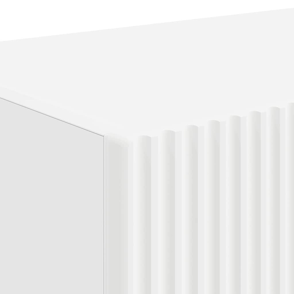 Dulap TV de perete Alb 60 x 31 x 29.5 cm Lemn compozit GartenMobel Dekor