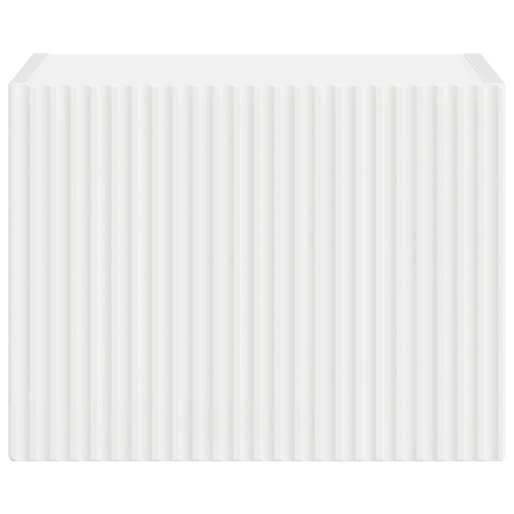 Dulap TV de perete Alb 60 x 31 x 29.5 cm Lemn compozit GartenMobel Dekor