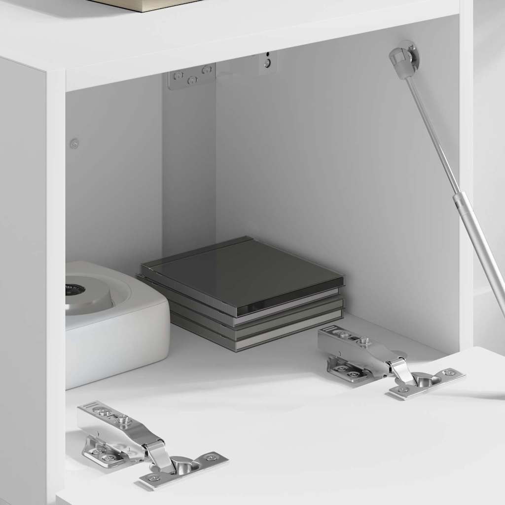 Dulap TV de perete Alb 60 x 31 x 29.5 cm Lemn compozit GartenMobel Dekor