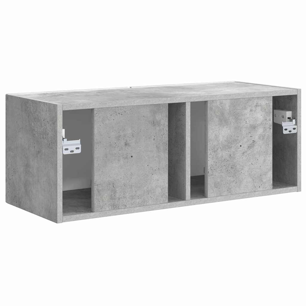 Dulap TV de perete Beton 60 x 31 x 29.5 cm Lemn compozit GartenMobel Dekor