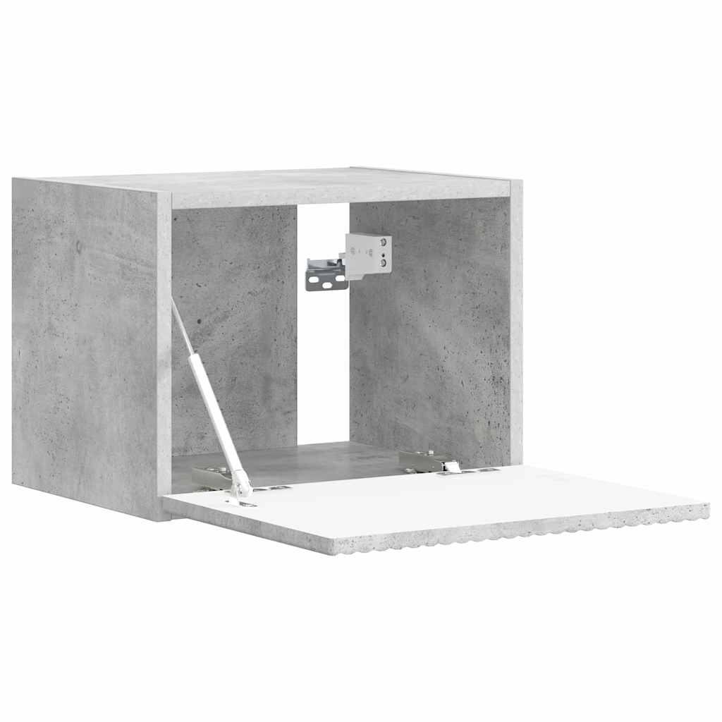 Dulap TV de perete Beton 60 x 31 x 29.5 cm Lemn compozit GartenMobel Dekor