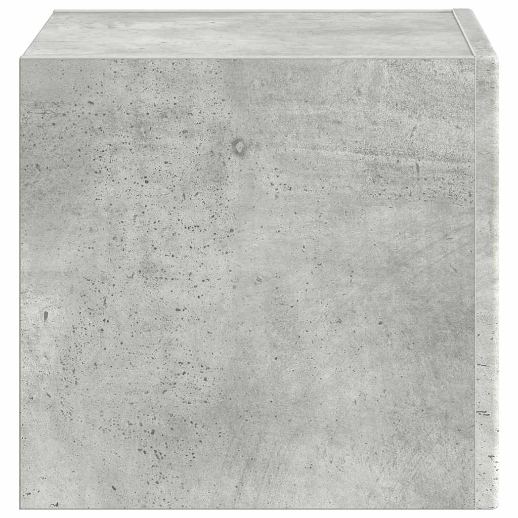 Dulap TV de perete Beton 60 x 31 x 29.5 cm Lemn compozit GartenMobel Dekor