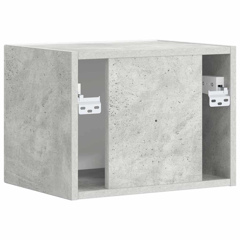 Dulap TV de perete Beton 60 x 31 x 29.5 cm Lemn compozit GartenMobel Dekor