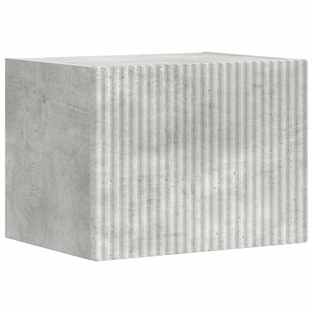 Dulap TV de perete Beton 60 x 31 x 29.5 cm Lemn compozit GartenMobel Dekor