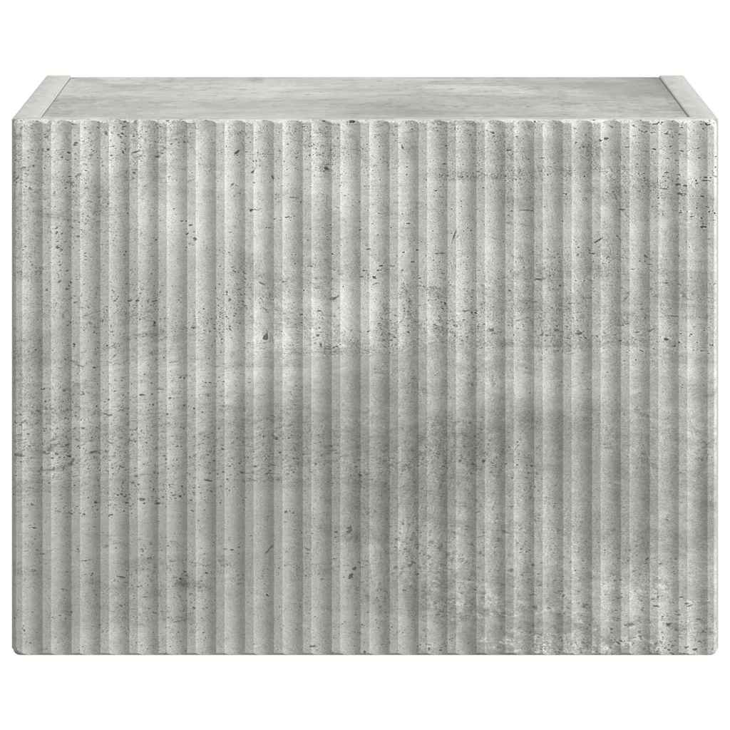 Dulap TV de perete Beton 60 x 31 x 29.5 cm Lemn compozit GartenMobel Dekor