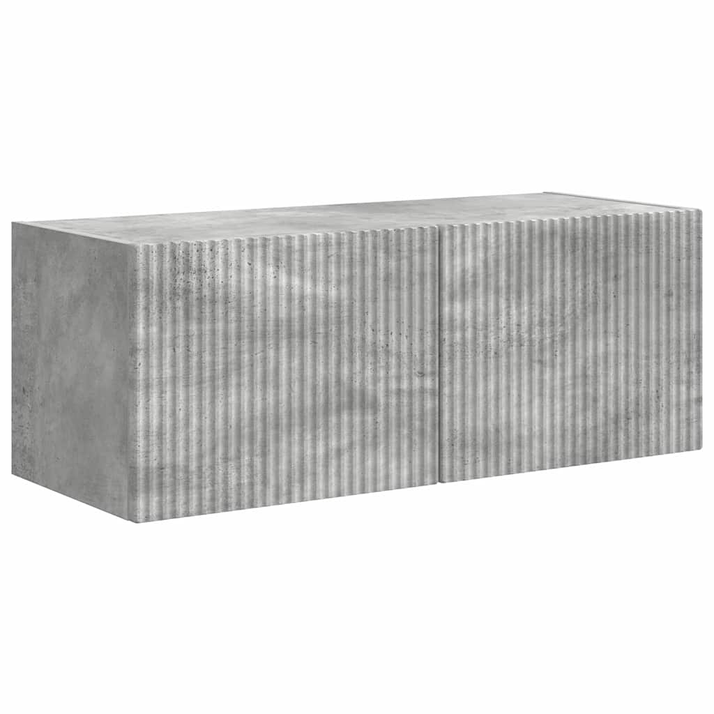Dulap TV de perete Beton 60 x 31 x 29.5 cm Lemn compozit GartenMobel Dekor