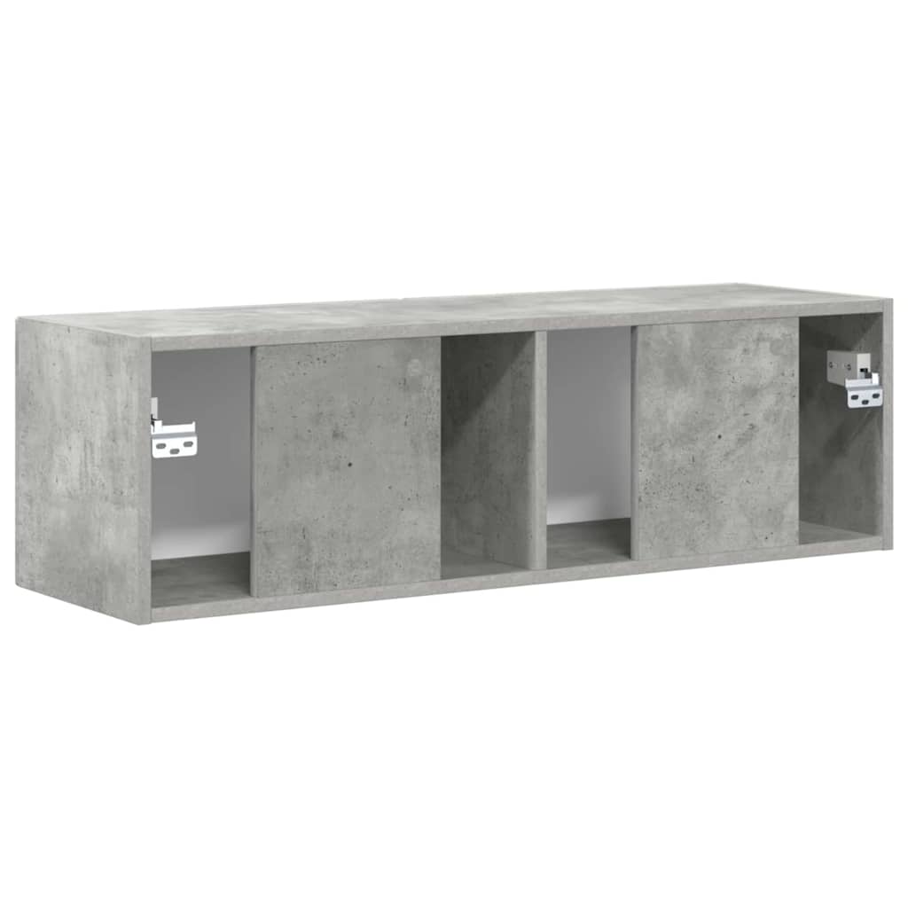 Dulap TV de perete Beton 60 x 31 x 29.5 cm Lemn compozit GartenMobel Dekor