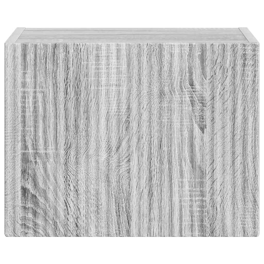 Dulap TV de perete Gri Sonoma 60 x 31 x 29.5 cm Lemn compozit GartenMobel Dekor