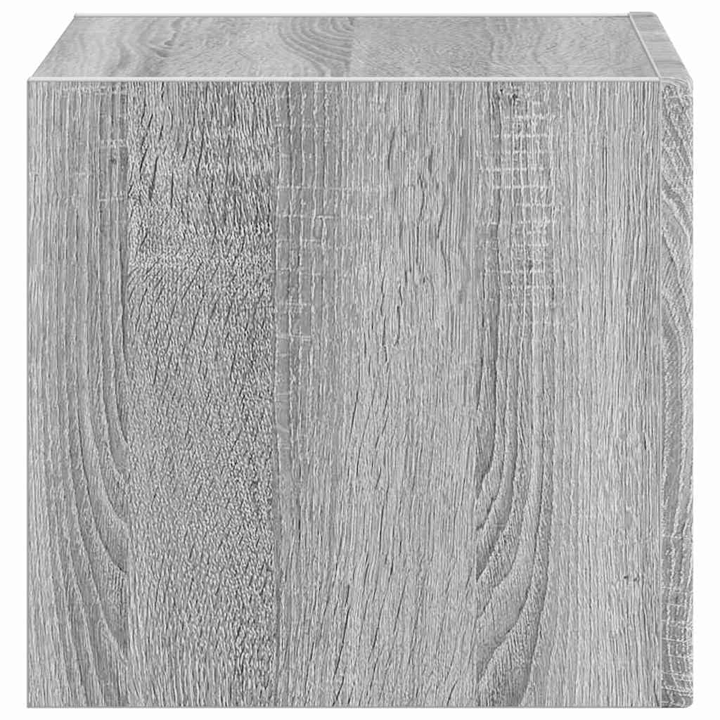 Dulap TV de perete Gri Sonoma 60 x 31 x 29.5 cm Lemn compozit GartenMobel Dekor