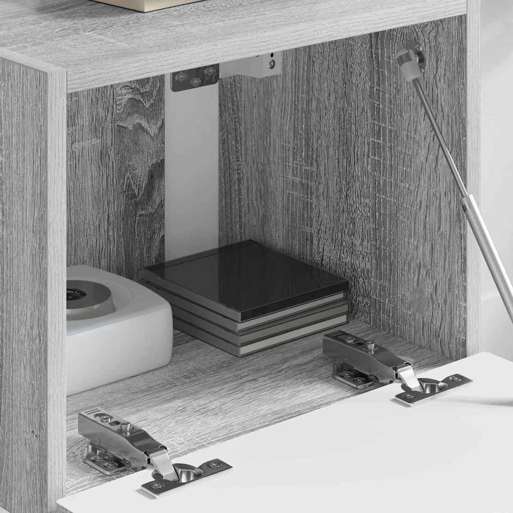 Dulap TV de perete Gri Sonoma 60 x 31 x 29.5 cm Lemn compozit GartenMobel Dekor