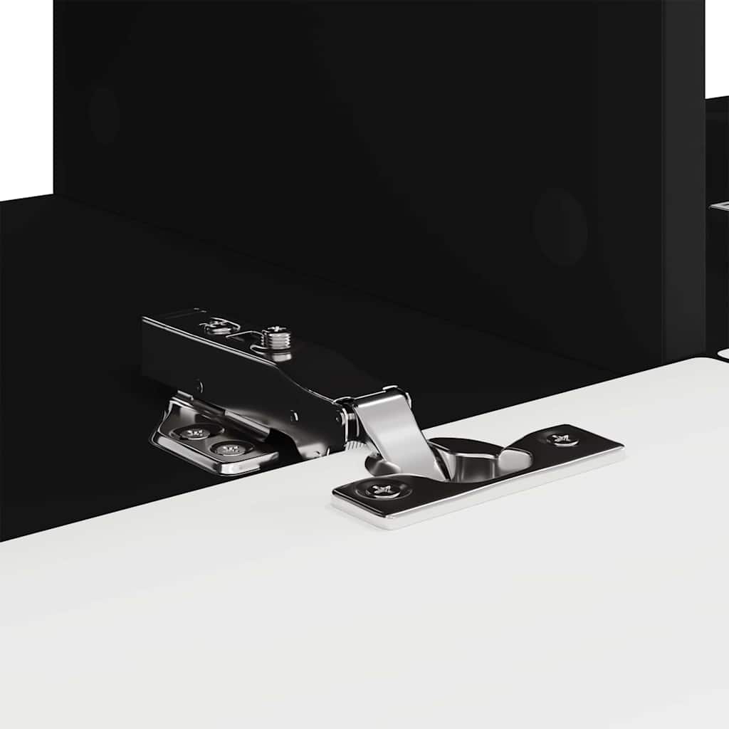 Dulap TV de perete Negru 60 x 31 x 29.5 cm Lemn compozit GartenMobel Dekor