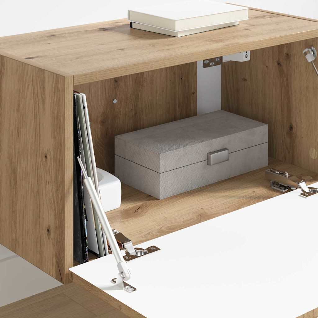 Dulap TV de perete Pe perete Stejar artizanal 60 x 31 x 29.5 cm GartenMobel Dekor