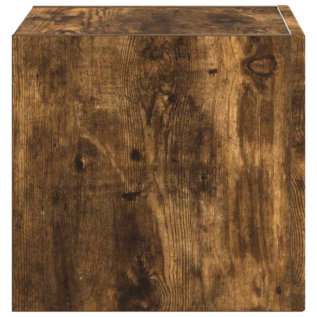 Dulap TV de perete Pe perete Stejar fumuriu 60 x 31 x 29.5 cm GartenMobel Dekor