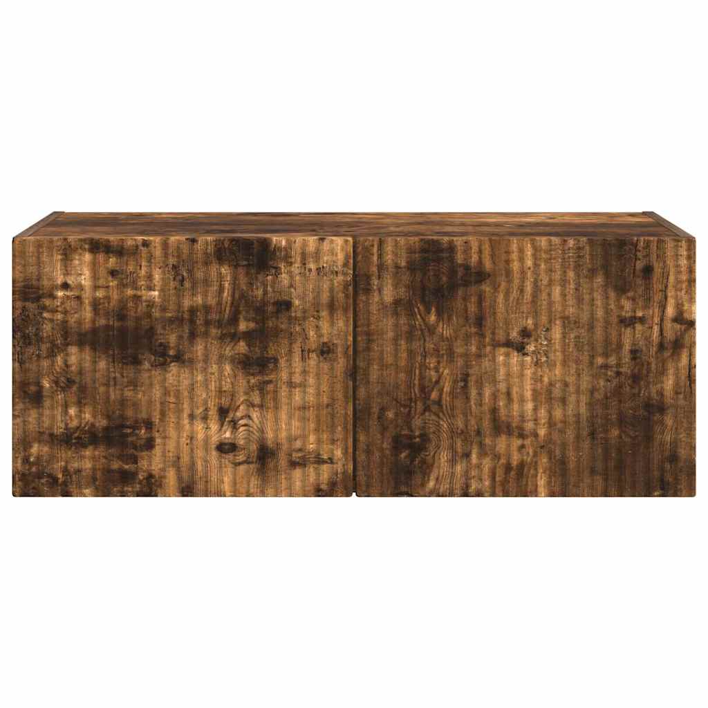 Dulap TV de perete Pe perete Stejar fumuriu 60 x 31 x 29.5 cm GartenMobel Dekor