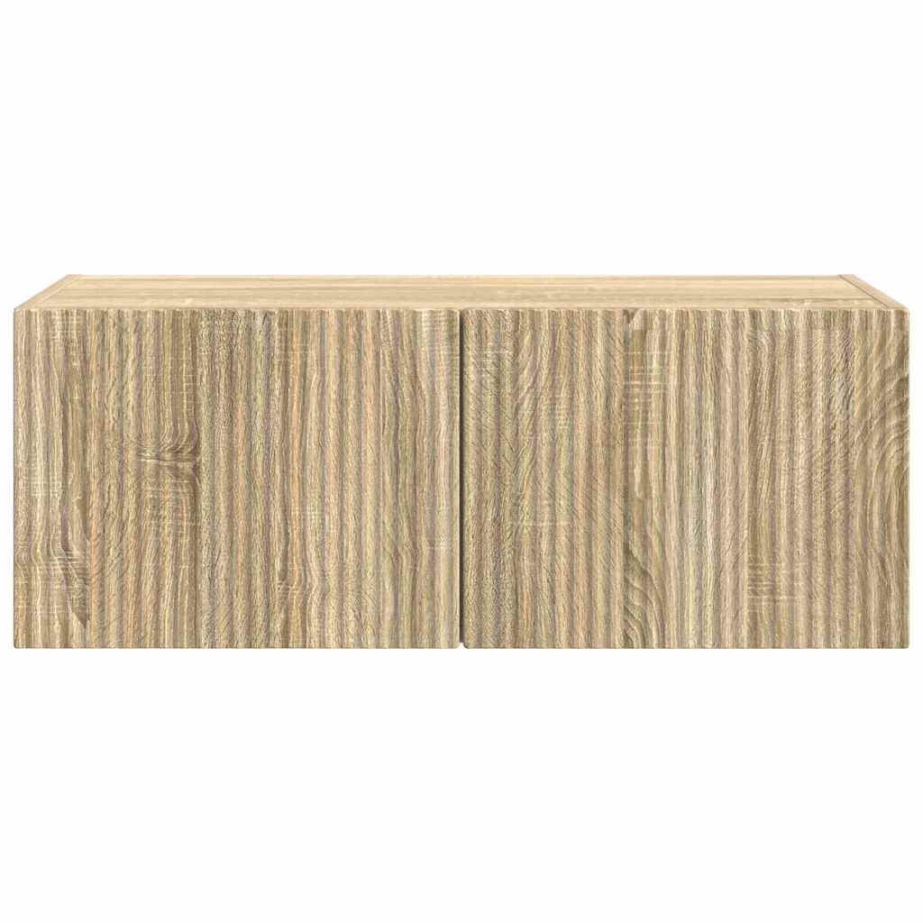 Dulap TV de perete Sonoma 60 x 31 x 29.5 cm Lemn compozit GartenMobel Dekor