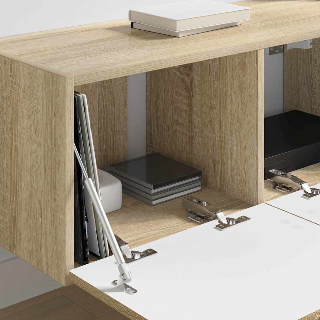 Dulap TV de perete Sonoma 60 x 31 x 29.5 cm Lemn compozit GartenMobel Dekor