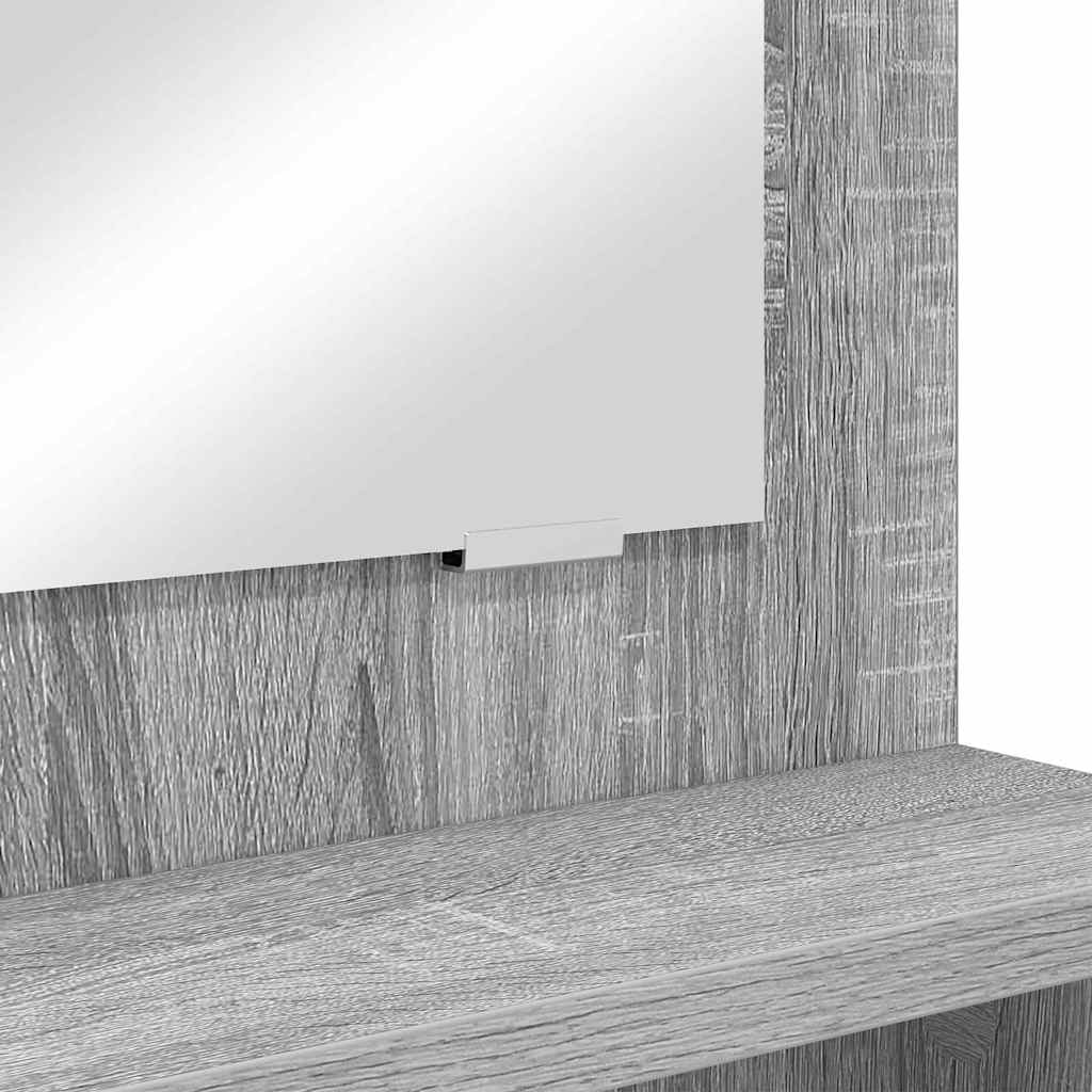 Mese de toaletă pentru dormitor Gri Sonoma 80 x 39,6 x 135 cm GartenMobel Dekor