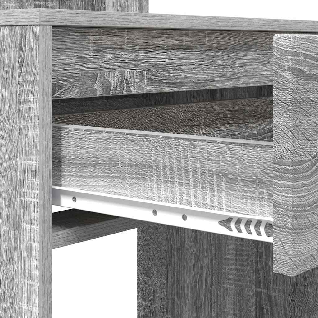 Mese de toaletă pentru dormitor Gri Sonoma 80 x 39,6 x 135 cm GartenMobel Dekor