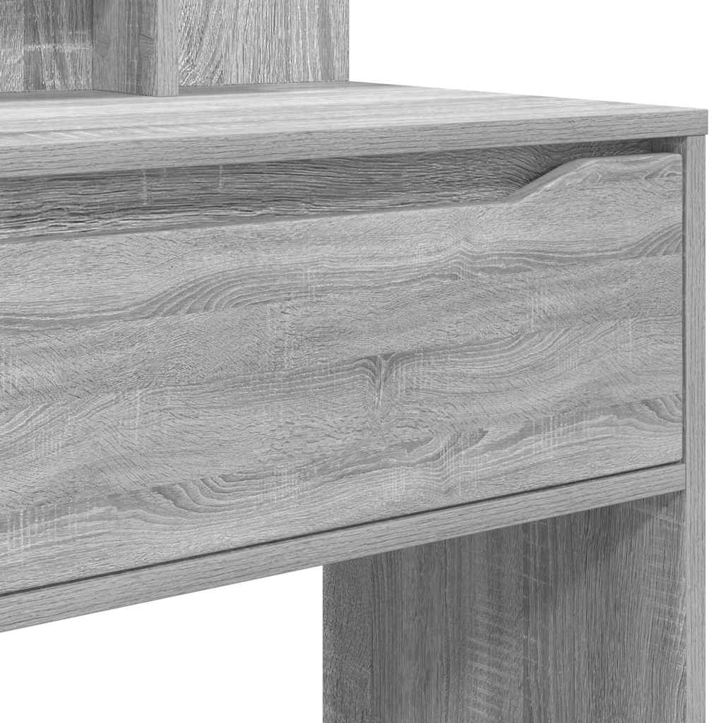 Mese de toaletă pentru dormitor Gri Sonoma 80 x 39,6 x 135 cm GartenMobel Dekor