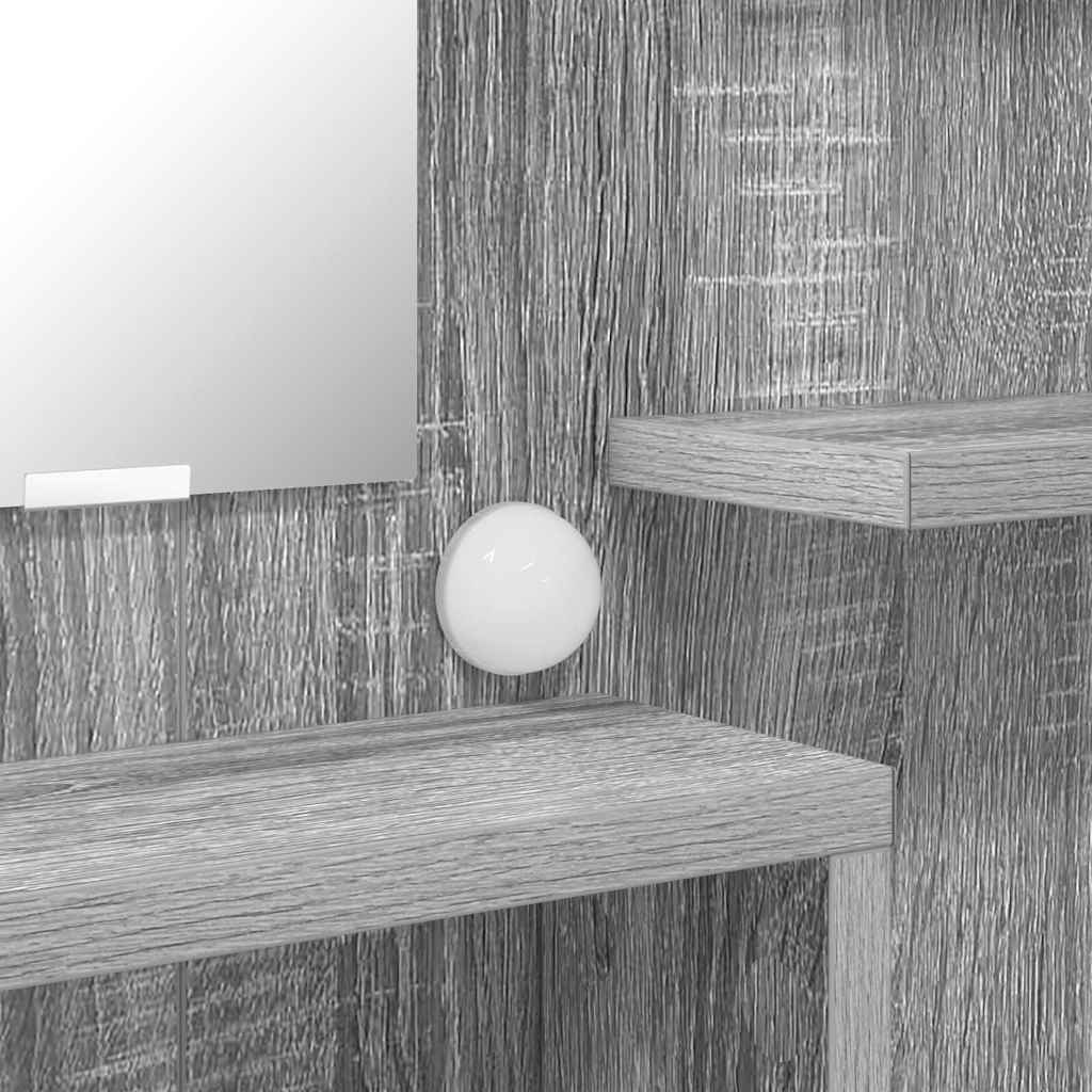 Mese de toaletă pentru dormitor Gri Sonoma 80 x 39,6 x 135 cm GartenMobel Dekor