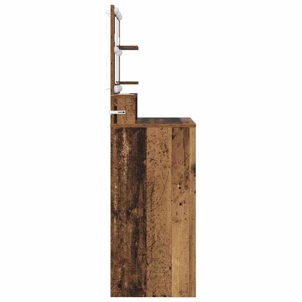 Mese de toaletă pentru dormitor Lemn Vechi 80 x 39,6 x 135 cm GartenMobel Dekor