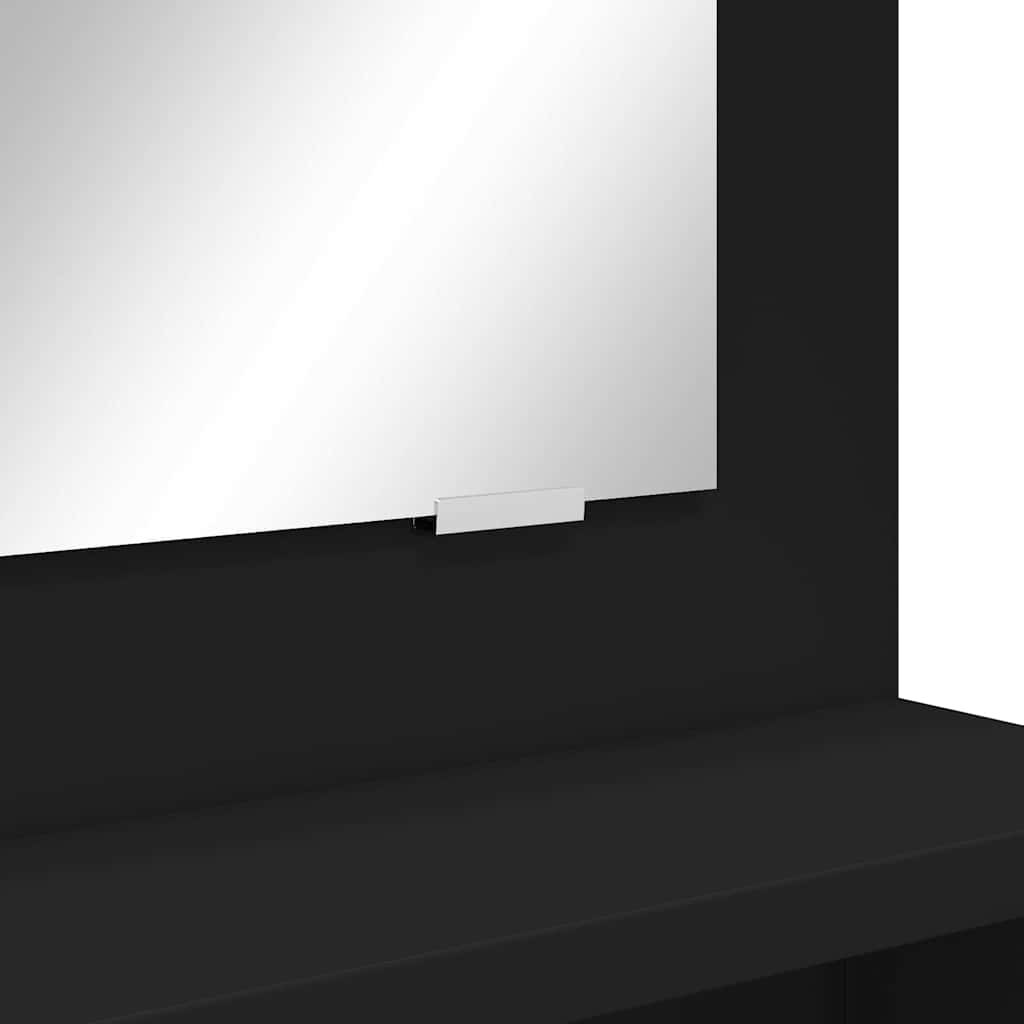 Mese de toaletă pentru dormitor Negru 80 x 39,6 x 135 cm GartenMobel Dekor