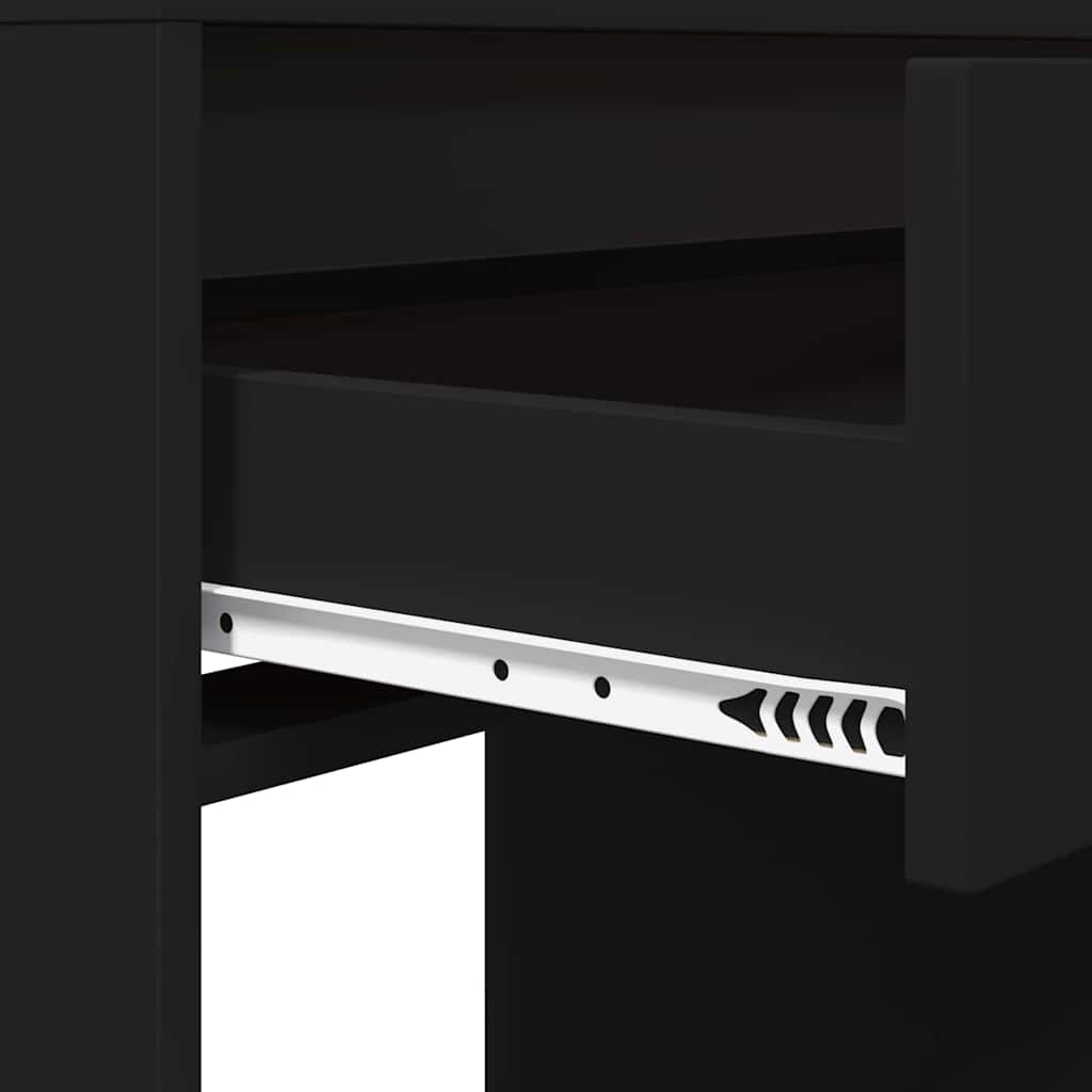 Mese de toaletă pentru dormitor Negru 80 x 39,6 x 135 cm GartenMobel Dekor