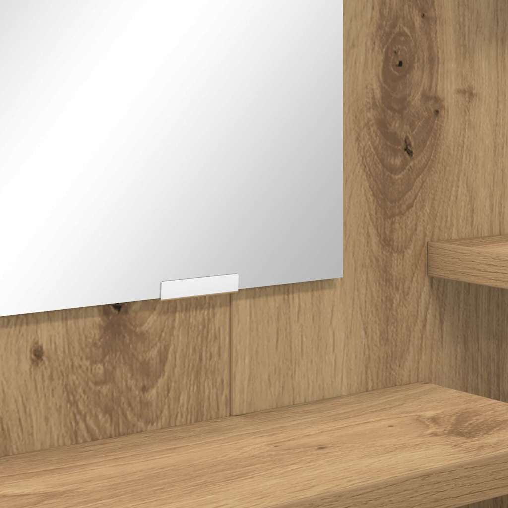 Mese de toaletă pentru dormitor cu sertar Stejar Artizanal GartenMobel Dekor