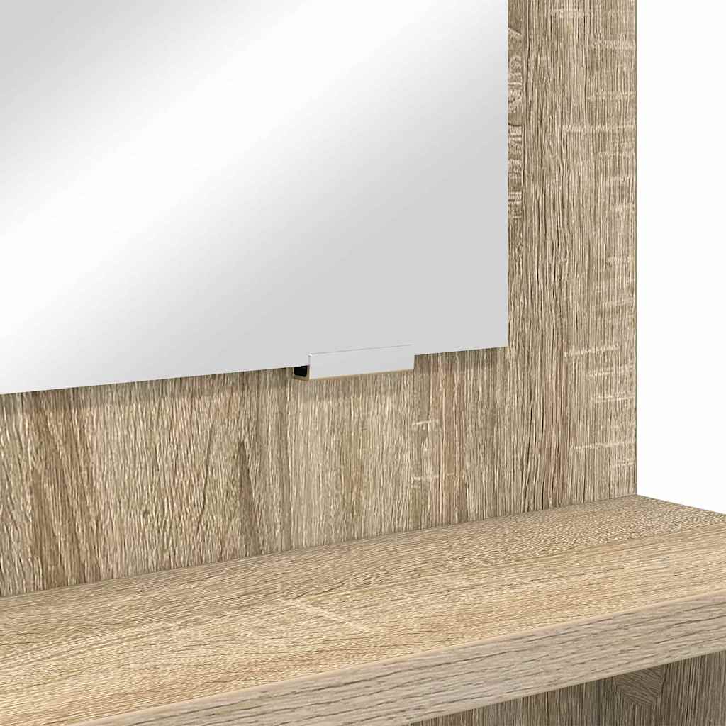 Mese de toaletă pentru dormitor cu sertar Stejar Sonoma GartenMobel Dekor