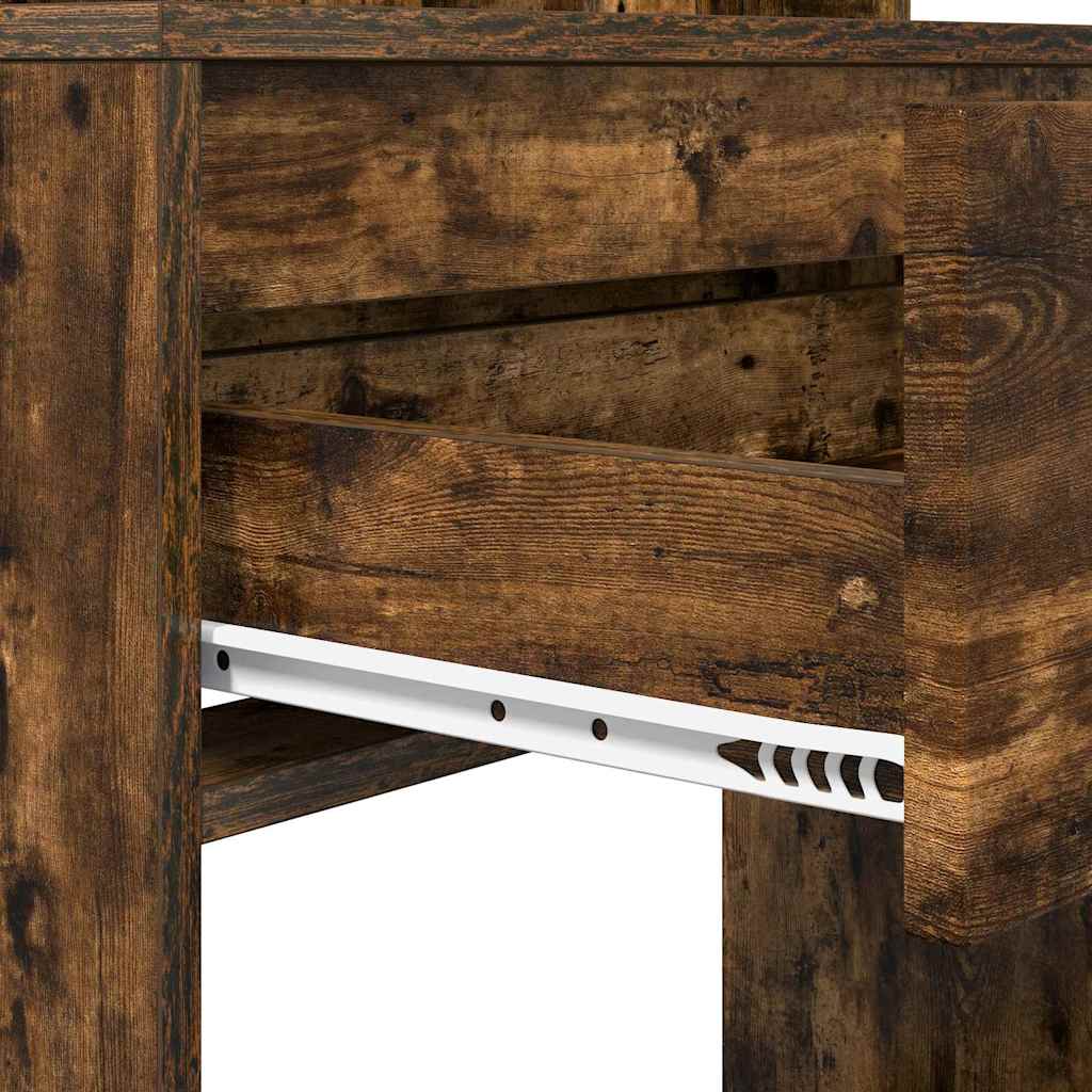 Mese de toaletă pentru dormitor cu sertar Stejar fumuriu GartenMobel Dekor