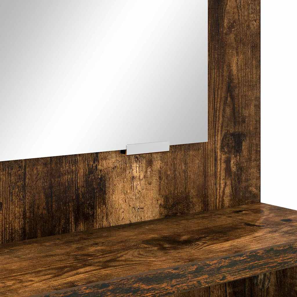 Mese de toaletă pentru dormitor cu sertar Stejar fumuriu GartenMobel Dekor