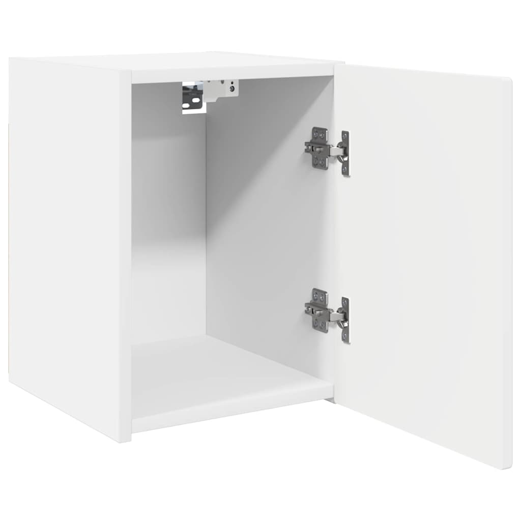 Dulap TV de perete 2 pcs Alb 30 x 31 x 40 cm Lemn compozit GartenMobel Dekor