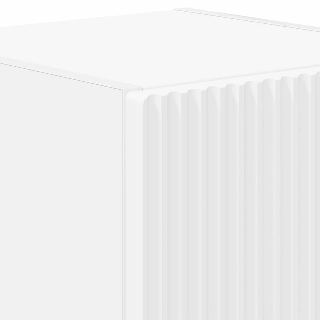 Dulap TV de perete 2 pcs Alb 30 x 31 x 40 cm Lemn compozit GartenMobel Dekor