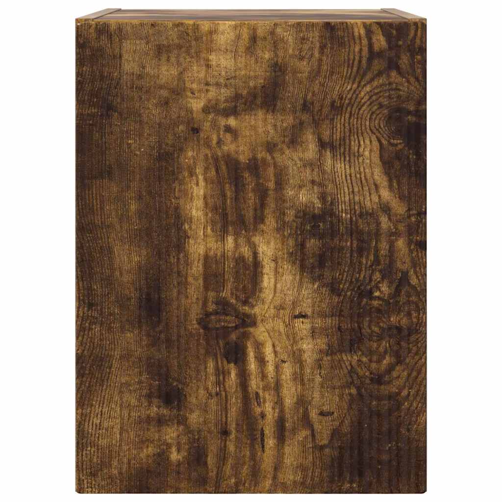 Dulap TV de perete 2 pcs Stejar fumuriu 30 x 31 x 40 cm GartenMobel Dekor