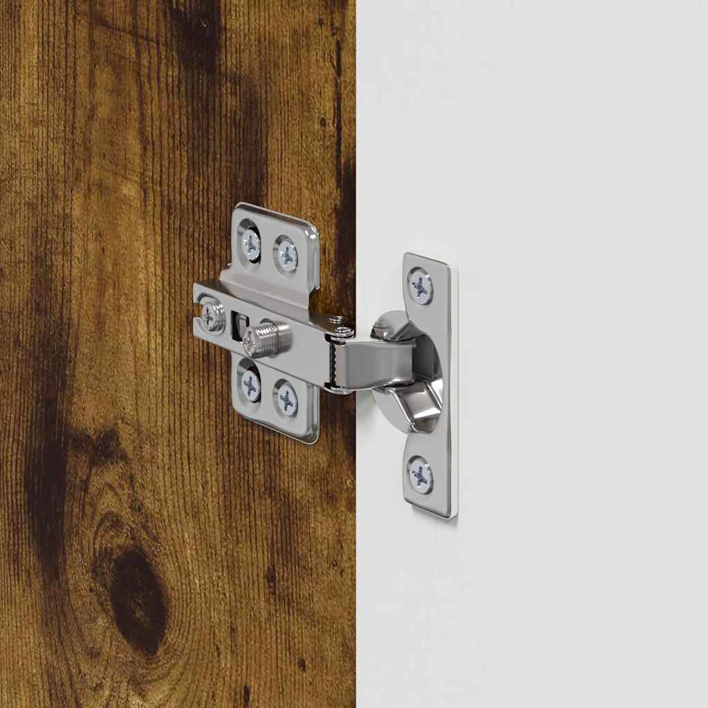 Dulap TV de perete 2 pcs Stejar fumuriu 30 x 31 x 40 cm GartenMobel Dekor