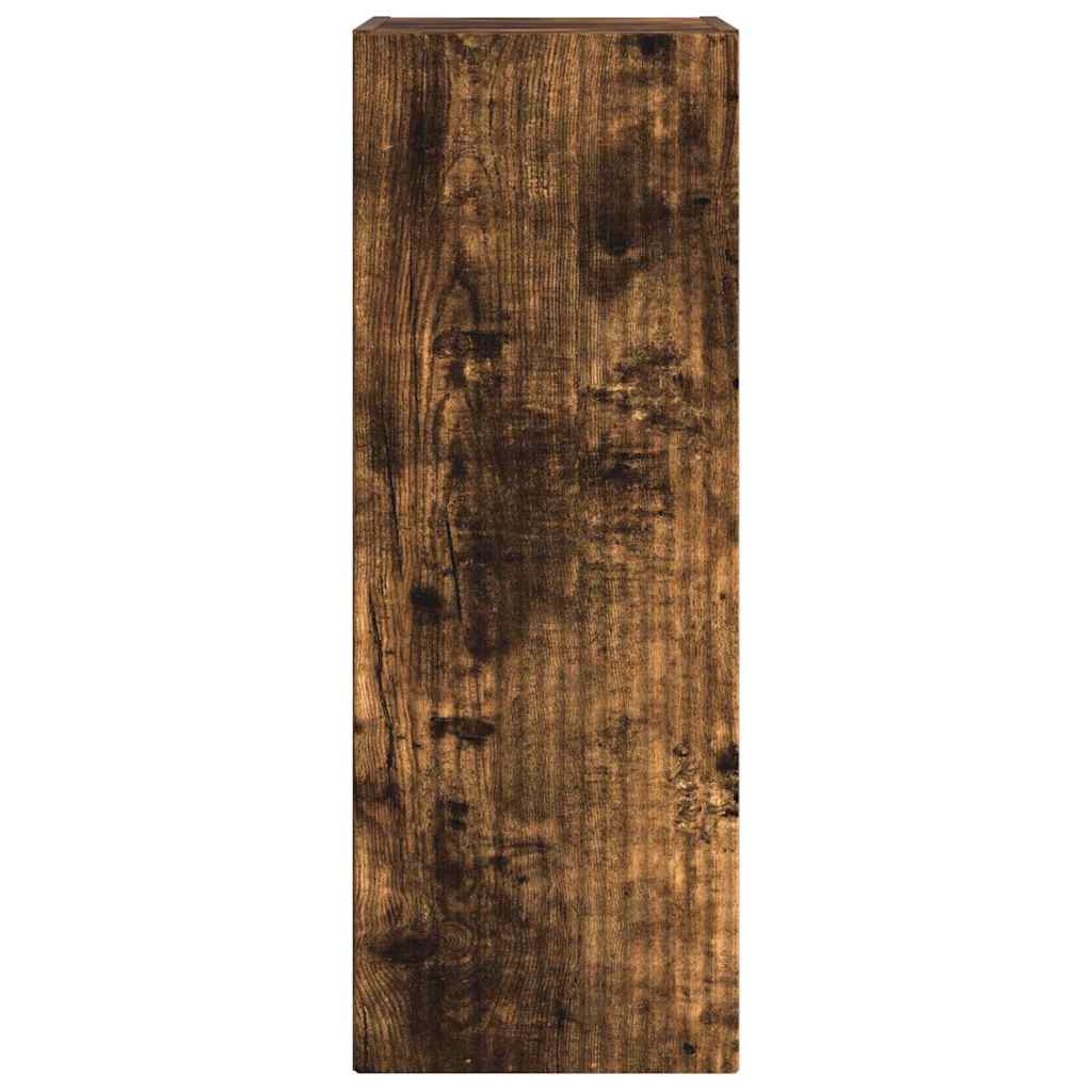Dulap TV de perete 2 pcs Stejar fumuriu 30 x 31 x 80 cm GartenMobel Dekor