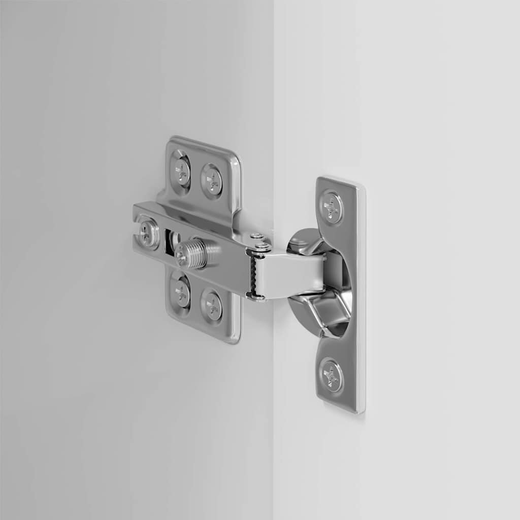 Dulap TV de perete Alb Lucios 30 x 31 x 100 cm Lemn compozit GartenMobel Dekor