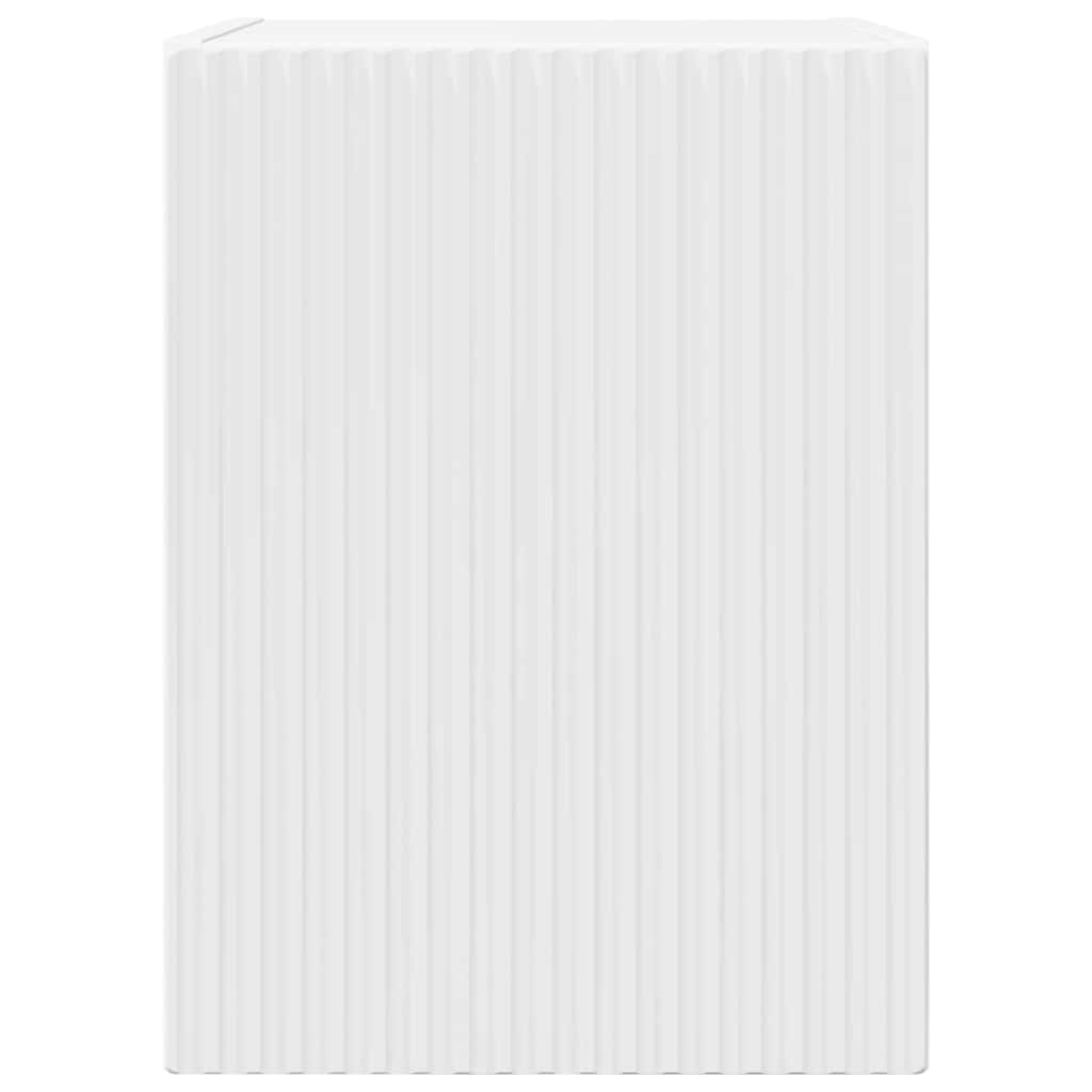 Dulap TV de perete Alb Lucios 30 x 31 x 40 cm Lemn compozit GartenMobel Dekor