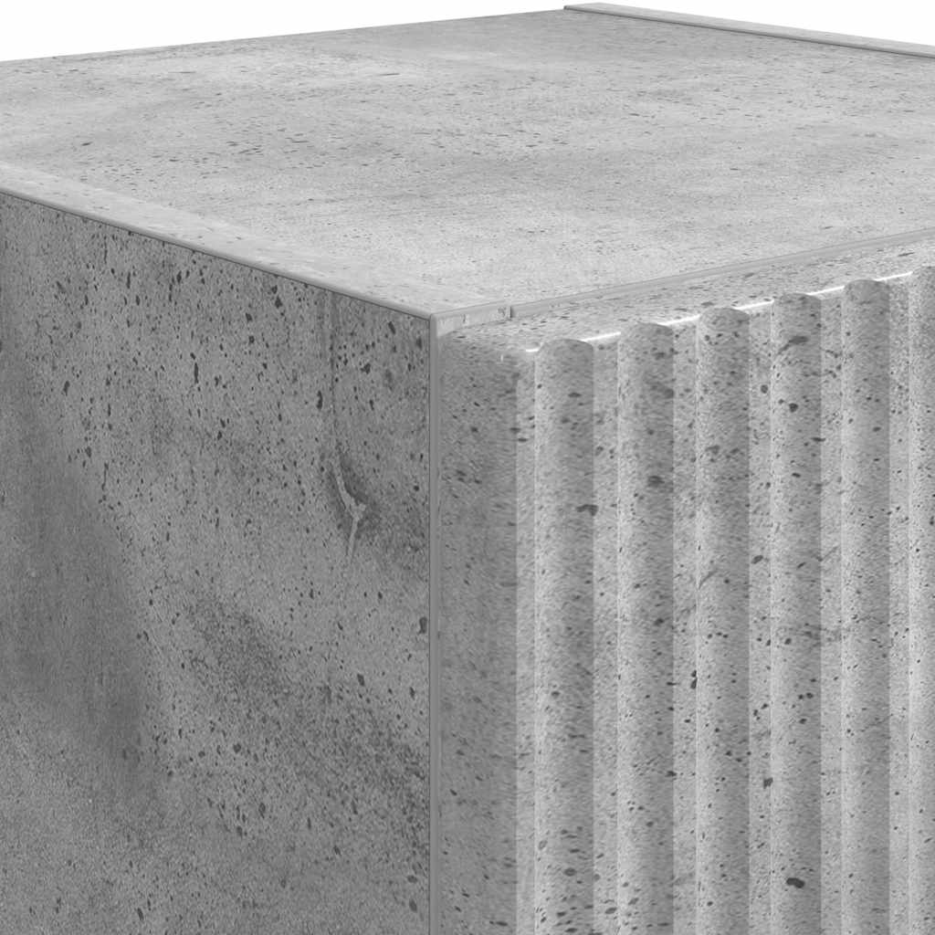 Dulap TV de perete Beton 30 x 31 x 60 cm Lemn compozit GartenMobel Dekor
